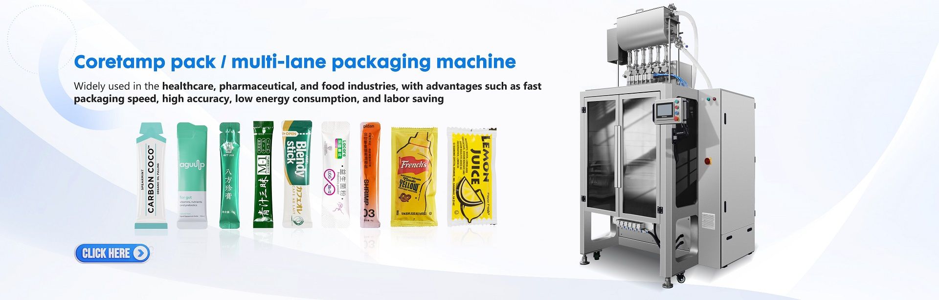 multi-lane packing machine