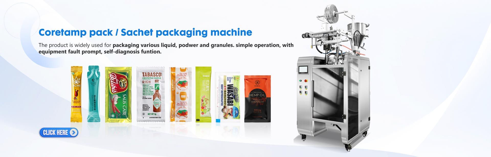 Sachet packing machine