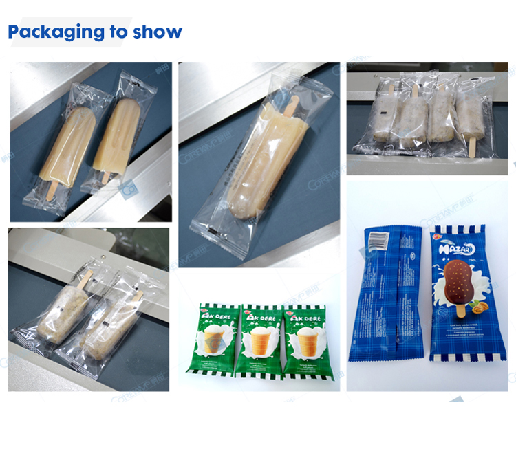 Automatic Popsicle Flow Wrapping Machine