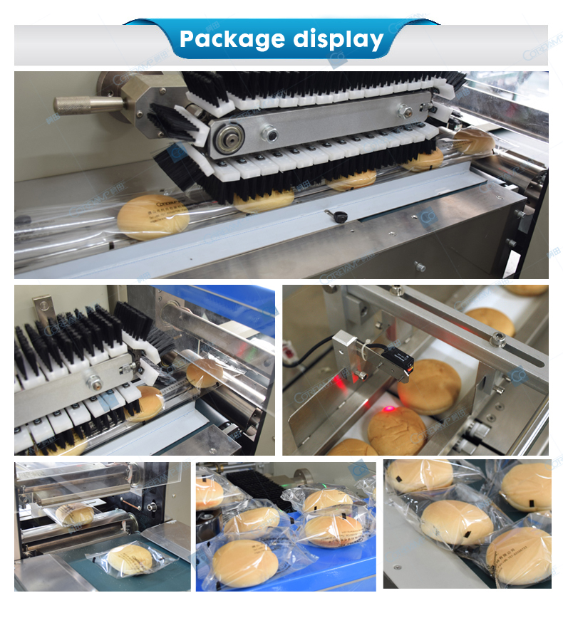 Bread Horizontal Flow Wrap Machine