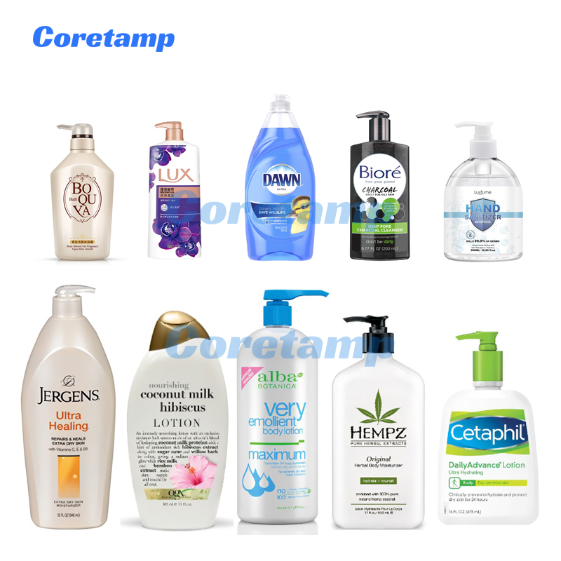 Multiple Head Soap Shampoo Piston Bottle High Viscosity Liquid Filling Machine